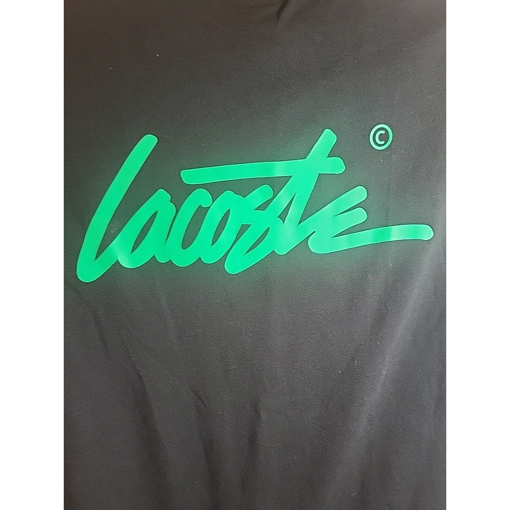 Unisex Lacoste Med Black Front‎ Pocket T-Shirt
